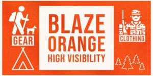 hunter blaze orange high visibility safety hiking hunting outdoor clothing gear