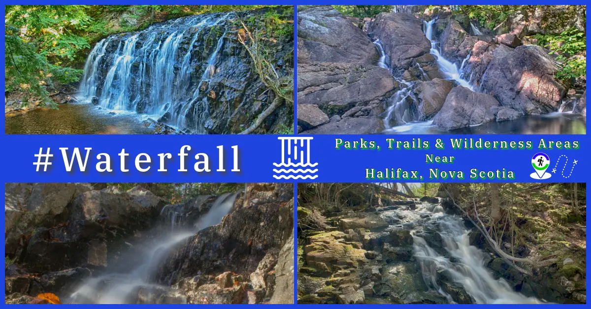 hiking trails with waterfalls in halifax, nova scotia
