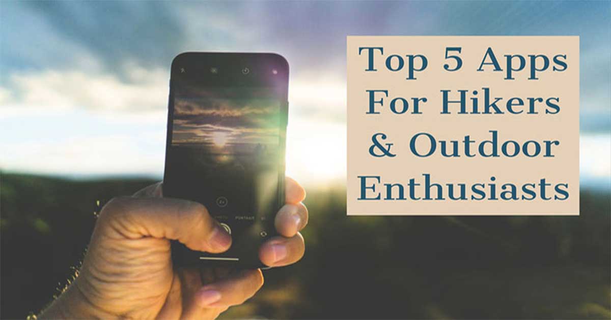Best phone apps for hiking outdoors