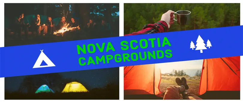 Nova Scotia campgrounds map and guide