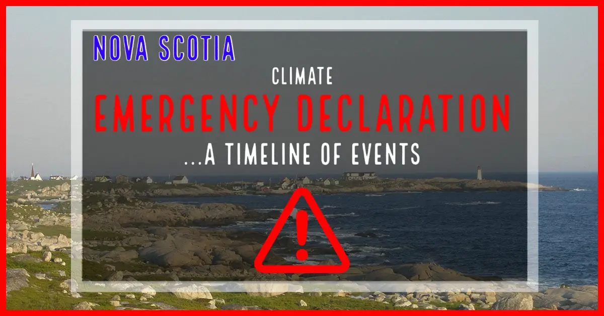 Nova Scotia Climate Emergency