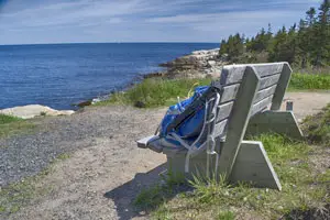 Herring Cove Provincial Park Reserve Halifax Nova Scotia Hiking Trail look off bluffs