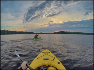 Paddling Long Lake Provincial Park