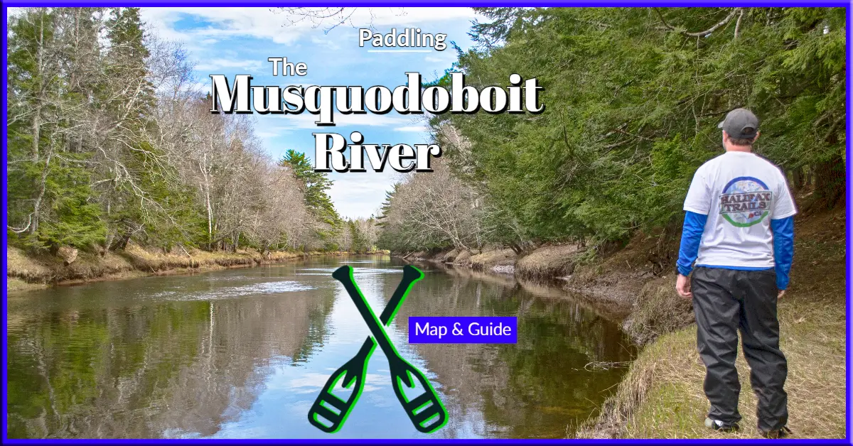 Musquodoboit River Map & Paddling Guide - Nova Scotia
