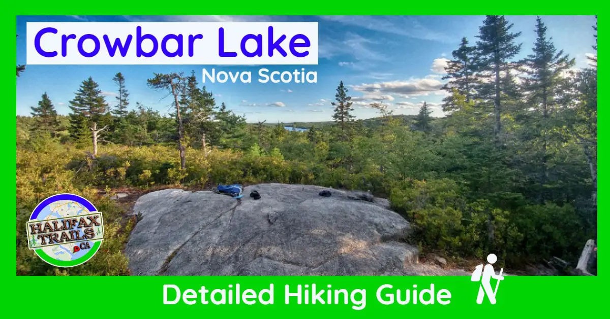 Crowbar Lake Hiking Trail Halifax Nova Scotia Porters Lake