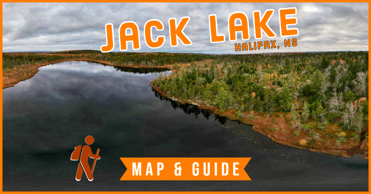Jack Lake Hiking Trail Map Halifax, Nova Scotia