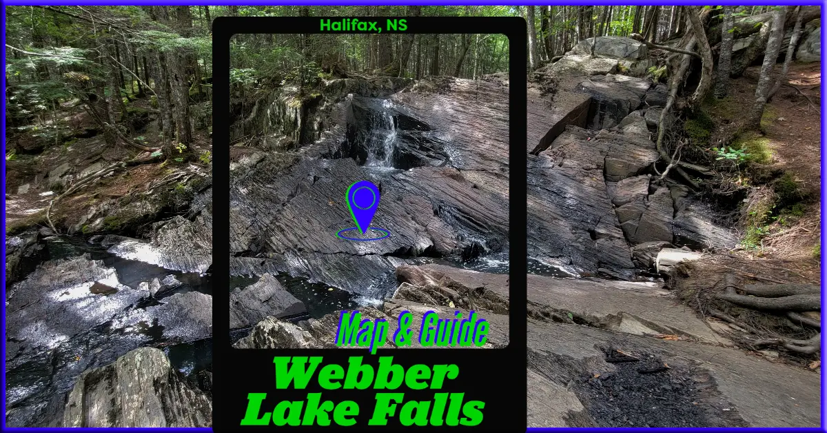 Webber Lake Falls in Halifax, Nova Scotia