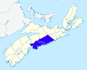 Halifax Regional Municipality Nova Scotia Map