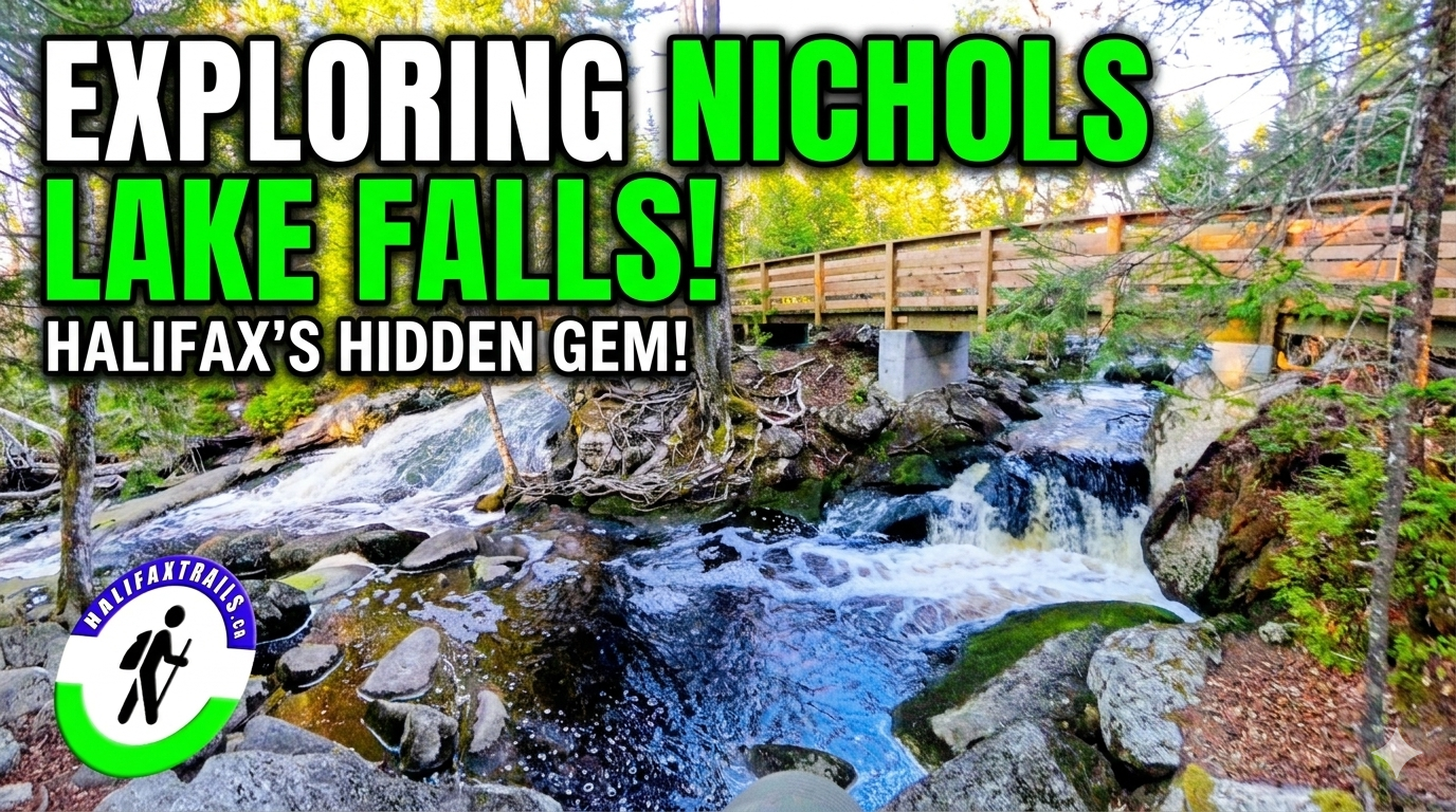Exploring Nichols Lake Falls in Halifax, Nova Scotia